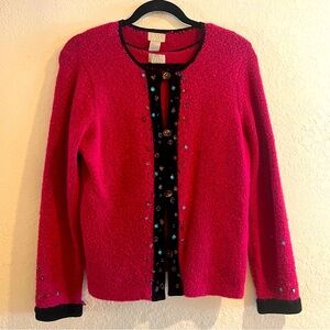 SIGRID OLSEN Sport Top & matching Jacket Color pink Sz S